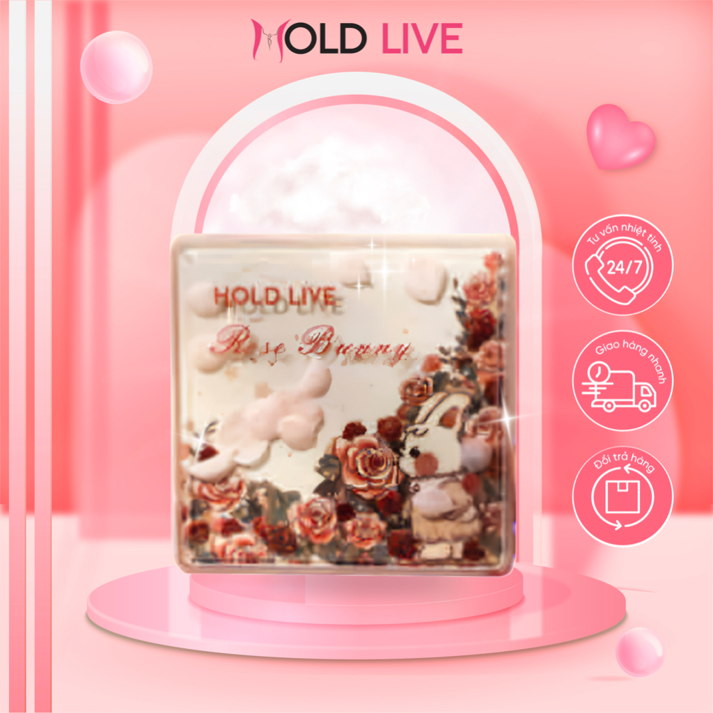 Bảng phấn mắt GogoTales 18 ô Hold Live Sweet Garden Bunny Rose Phấn mắt 18 ô thỏ hoa Nara HL692