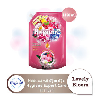 Nước xả vải đậm đặc hygiene expert care thái lan túi 1150ml hồng đậm