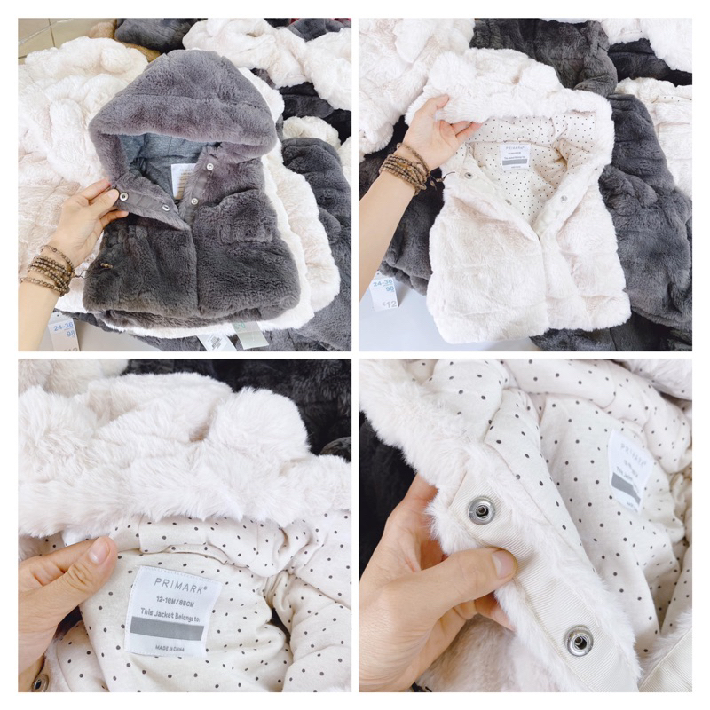 Áo ghile lông xuất dư dành cho bé trai, bé gái