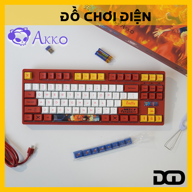 Bàn phím cơ không dây AKKO 3087 RF One Piece – Luffy