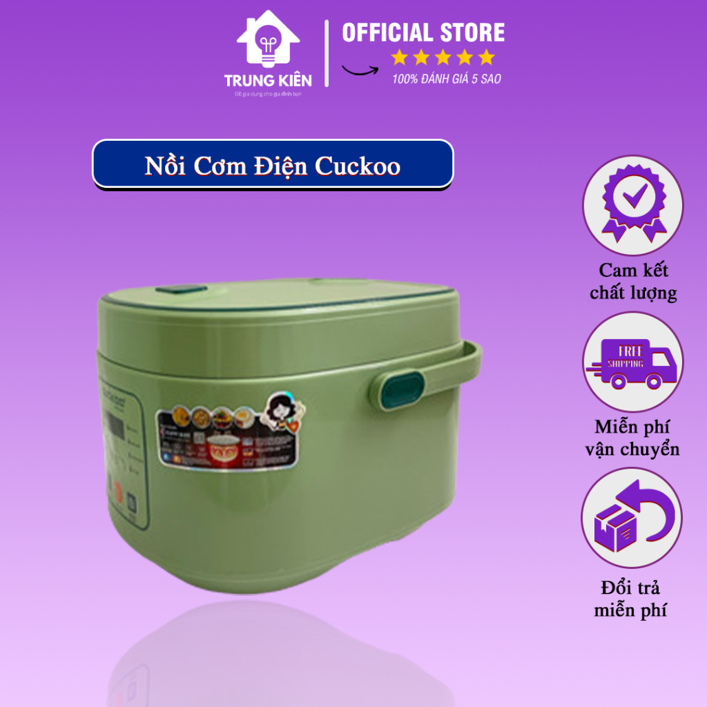 Nồi Cơm Điện Tử Guckoo - Nồi Cơm Điện Gia Dụng Trung Kiên 1L8 Tạo Cảm Hứng Nấu Nướng Cho Người Nội Trợ