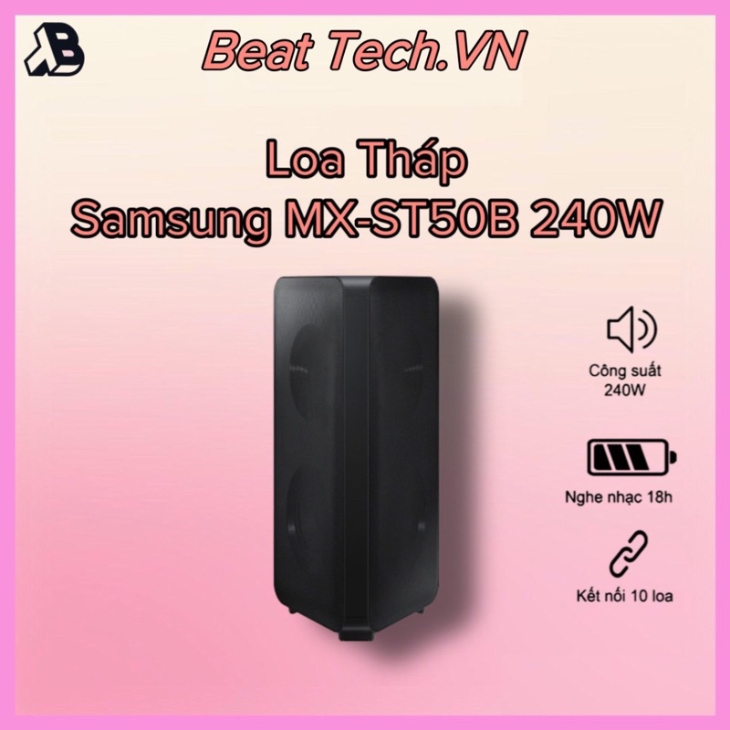 Loa tháp Samsung MX-ST50B 230W hàng chính hãng bảo hành 12 tháng trên toàn quốc ạ