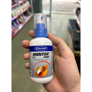 Hantox spray 100ml xịt ve rận chó mèo