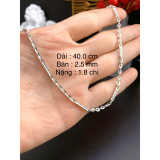 Dây chuyền bạc cho bé trai  - DCBT0040- Bạc ta 950