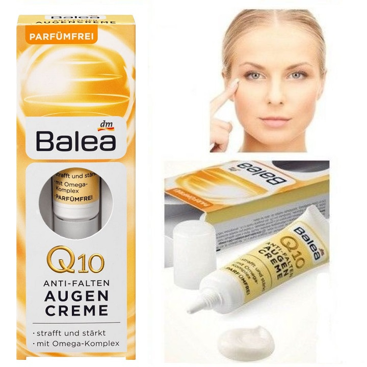 Kem dưỡng mắt Balea Augen Creme Q10 giảm nếp nhăn