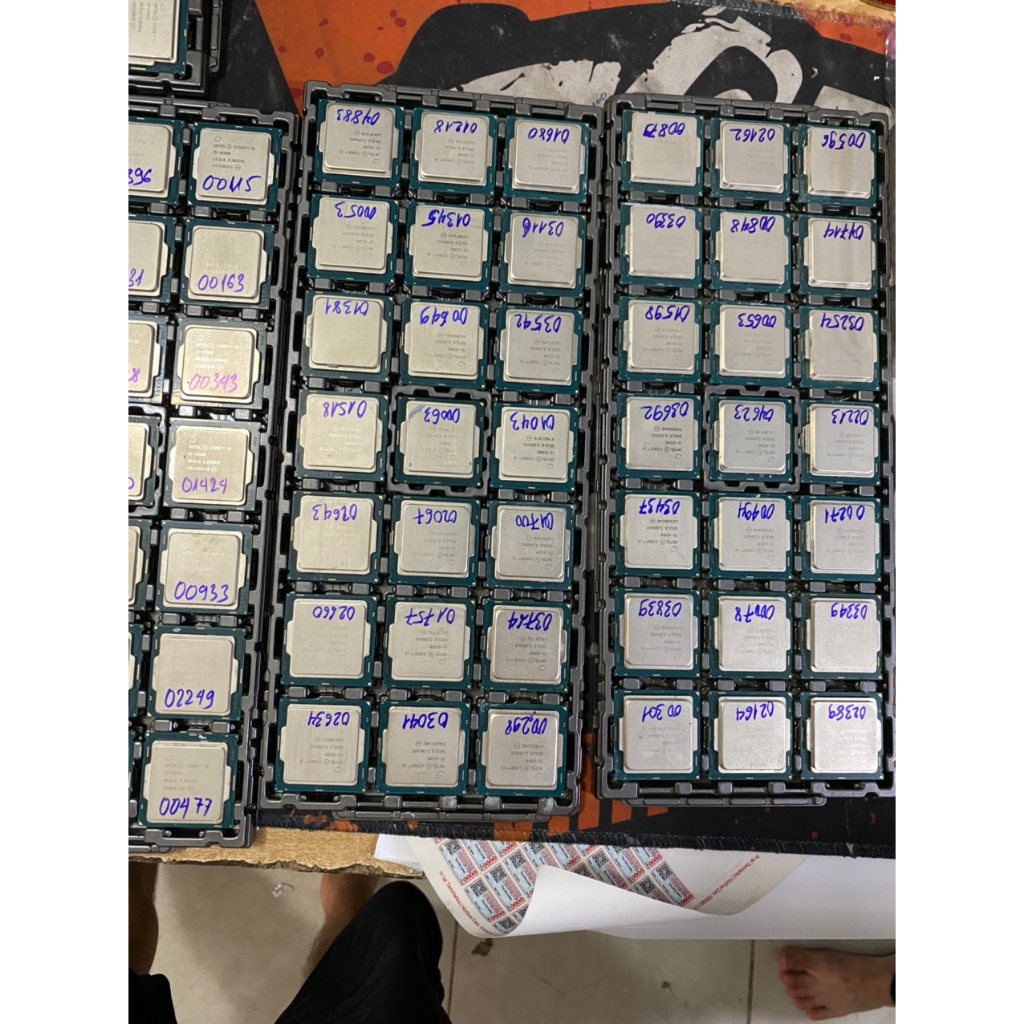 CPU I5 4590 -  I5 6500 nắp H81 B85 Z97 - H110 B150 X270 + keo bôi
