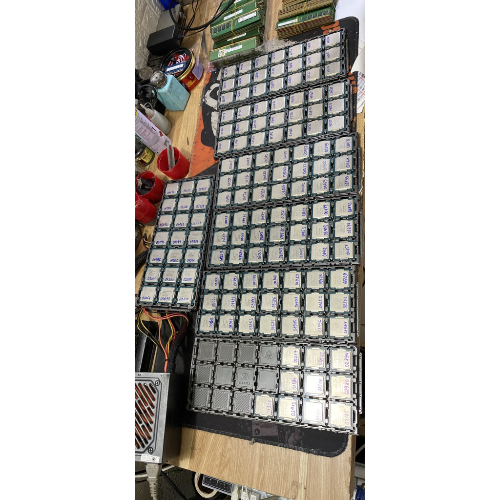 CPU I5 4590 -  I5 6500 nắp H81 B85 Z97 - H110 B150 X270 + keo bôi