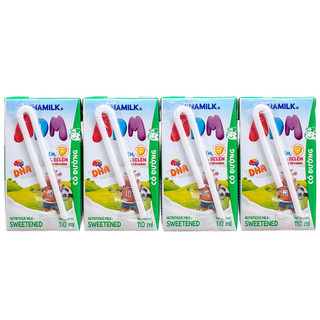 Lốc 4 hộp sữa dinh dưỡng có đường Vinamilk ADM 110ml