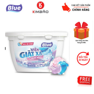 Viên Giặt Xả Muối Hồng Himalaya Chính hãng Blue