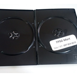 Hộp đựng đĩa cd, dvd nhựa đen