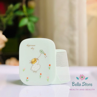 Gương cầm tay kèm lược
