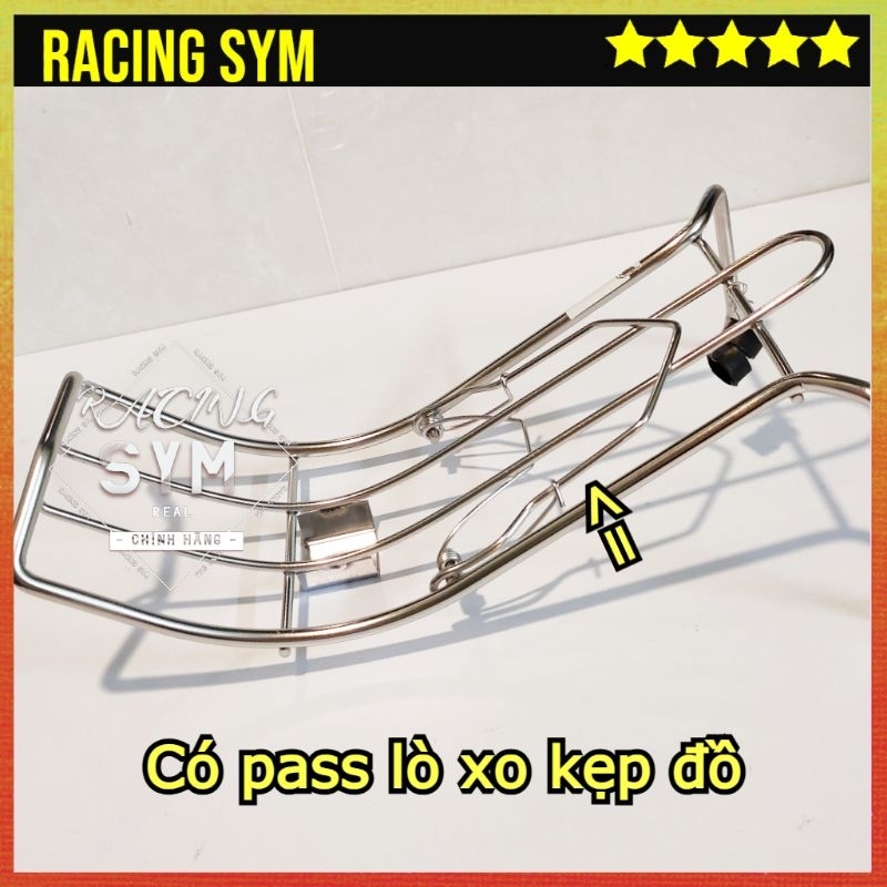 Baga giữa xe galaxy 50cc Chính Hãng chất liệu Inox không gỉ