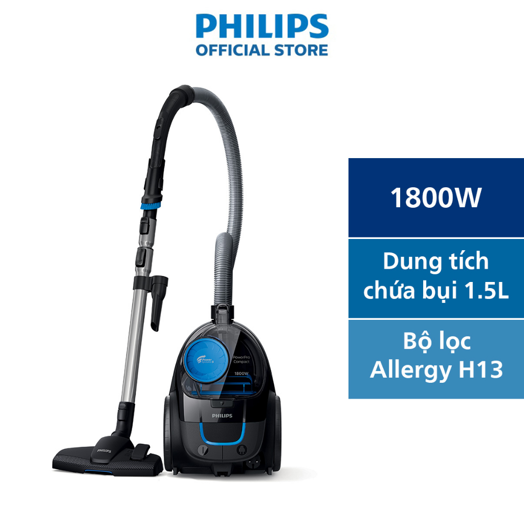 Máy Hút Bụi Philips FC9350/01 Hộc PowerCyclone 5 - Hàng Chính Hãng