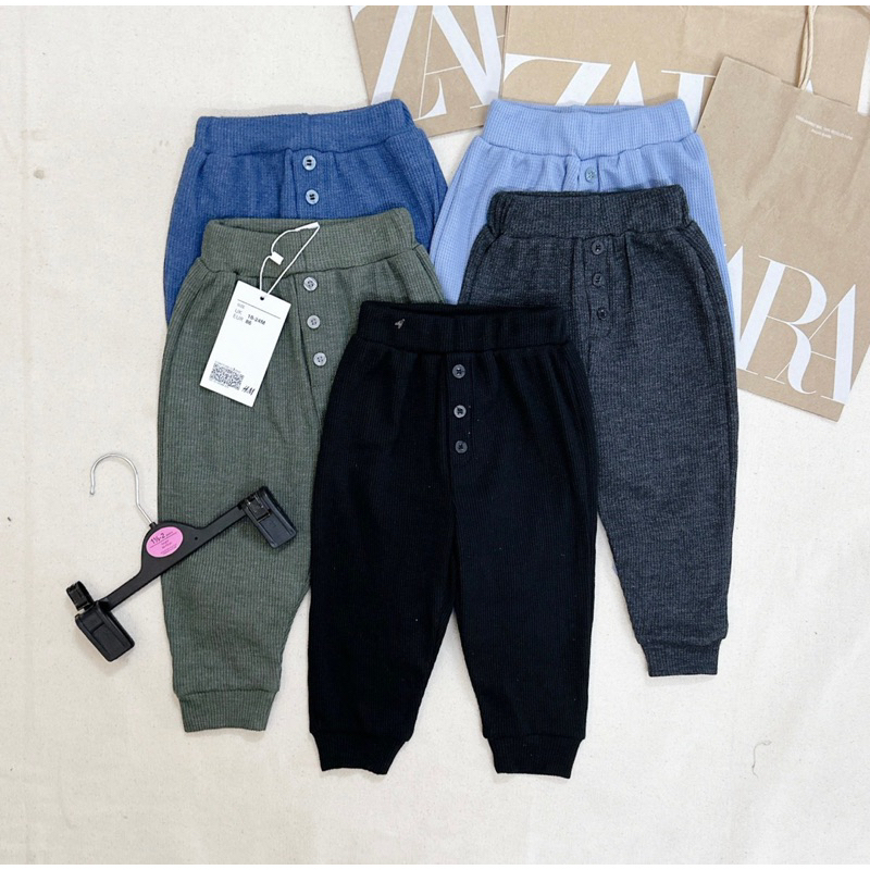 Set 5 quần dài tổ ong cho bé trai