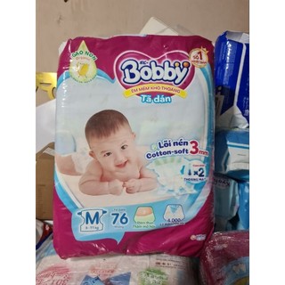 Tã Dán Bobby  mâu mới S80+4, M76,M76+6