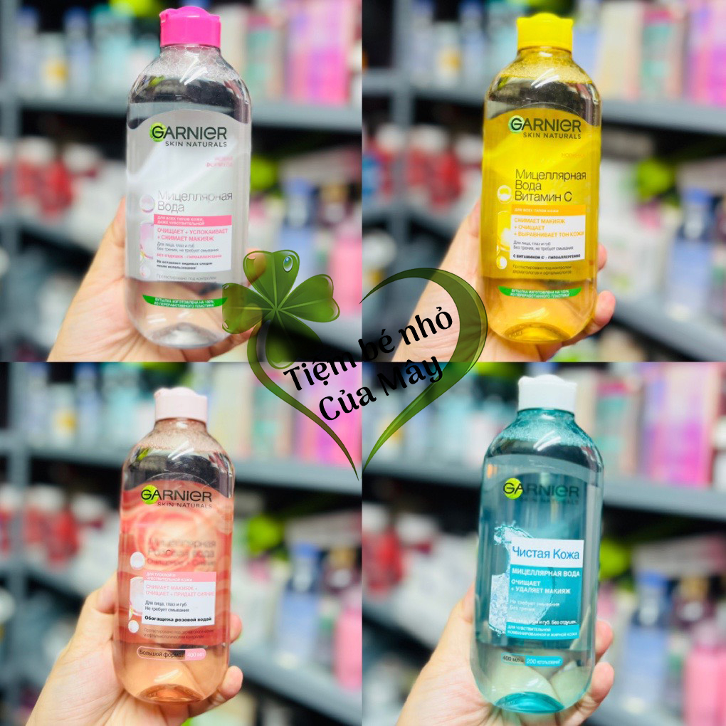 Nước Tẩy Trang Garnier Skin Naturals Micellar Cleansing Water 400Ml Hàng Nga