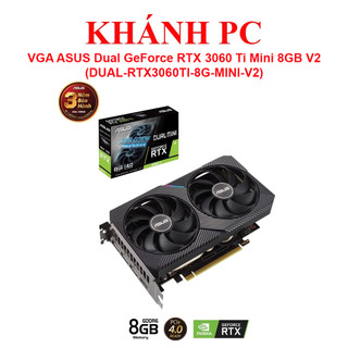 Card màn hình asus dual geforce rtx 3060 ti mini 8gb v2