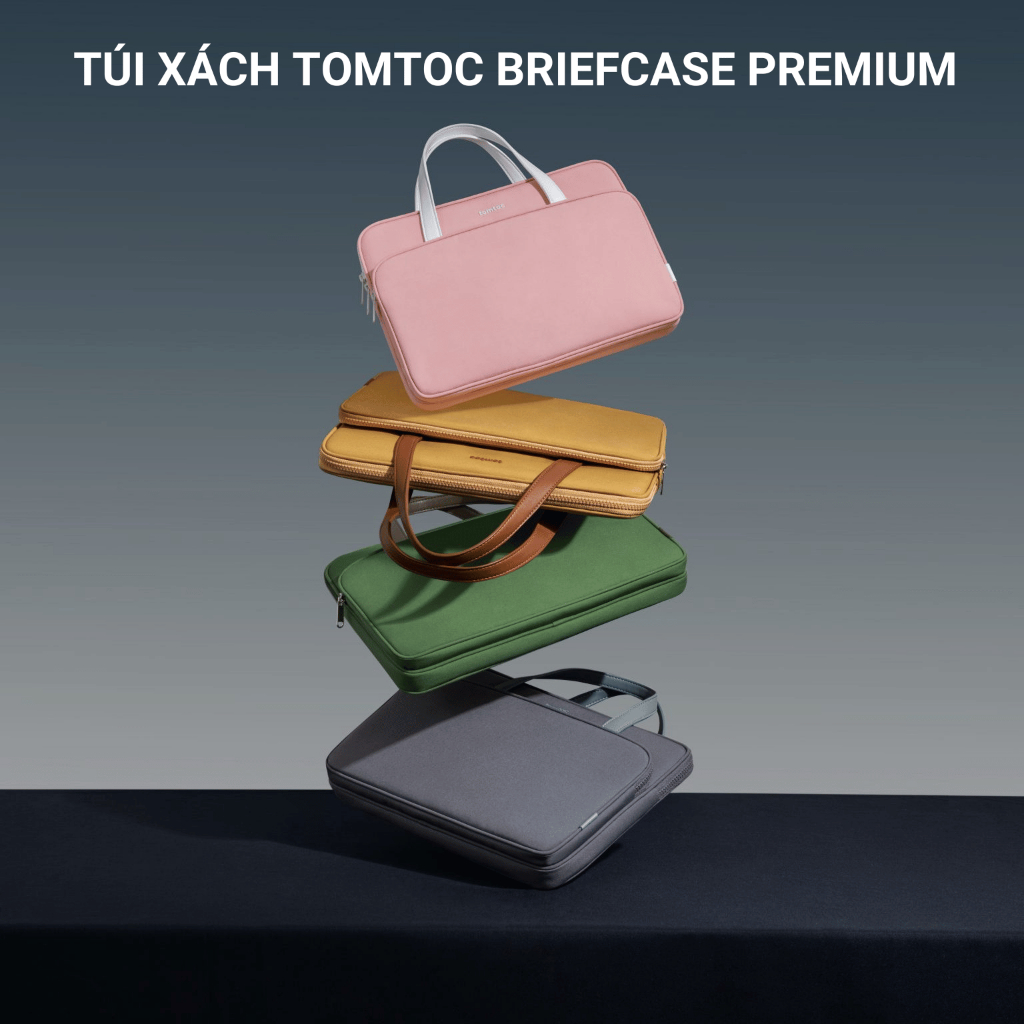 Túi Xách Macbook Tomtoc Briefcase Premium Dành Cho Air/Pro 13/14inch Air 15inch 15/16inch - Bảo Hành 12 Tháng