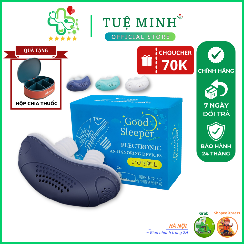 Máy chống ngủ ngáy , thiết bị chống ngủ ngáy điện tử cao cấp good Sleeper