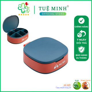 Hộp đựng thuốc mini PILL BOX chia ngăn riêng biệt chất liệu sử dụng trong y tế an toàn, kích thước nhỏ gọn