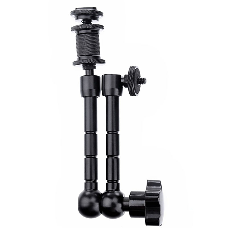 Tay Magic Arm HL176 khả năng tay 2Kg dài 11inch - 2 khớp Khuỷu xoay kết nối đèn, màn hình phụ kiện