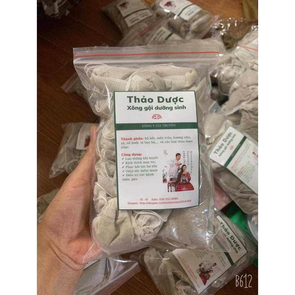 Túi Lọc Thảo Dược Gội Đầu Dưỡng Sinh Kích Thích Mọc Tóc