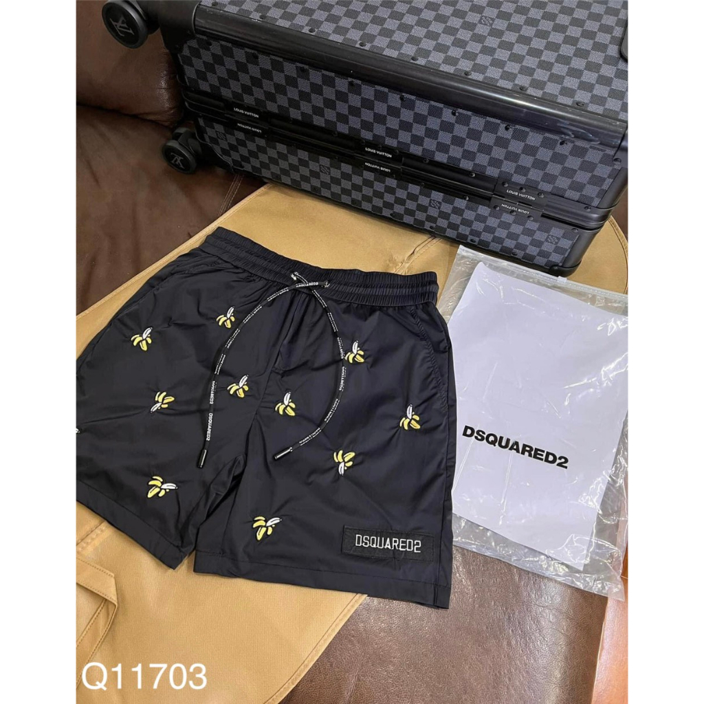 Quần Gió DSQ Nam Thêu Hình Banana Siêu Cute - Quần Gió DSQ Nam Thêu Hình Cực Xịn