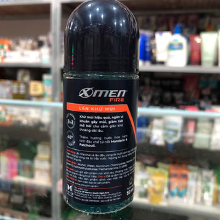 Lăn Khử Mùi X-Men Wood, Fire 50ml