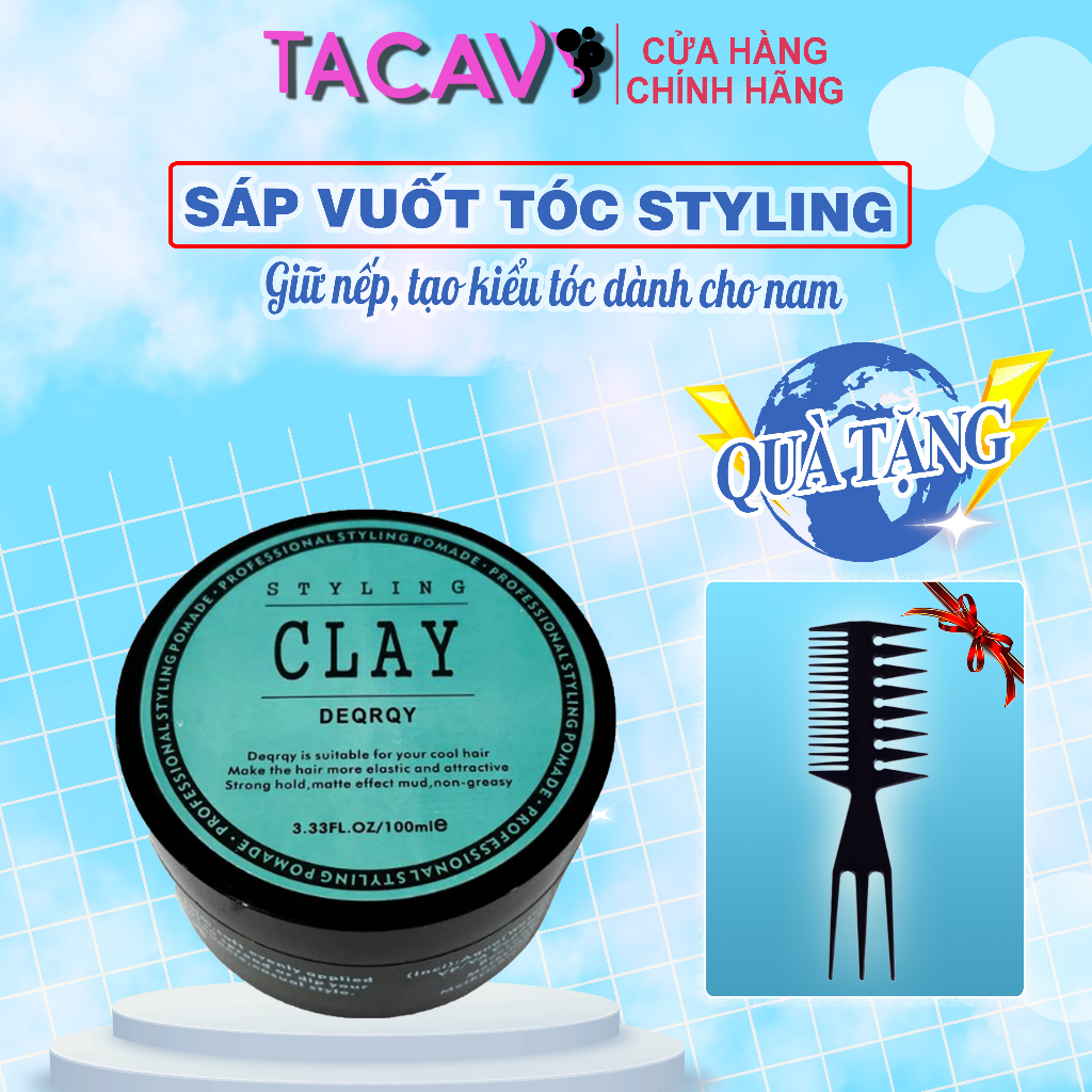 [CHÍNH HÃNG] Sáp Vuốt Tóc Nam Styling Clay 100ml.