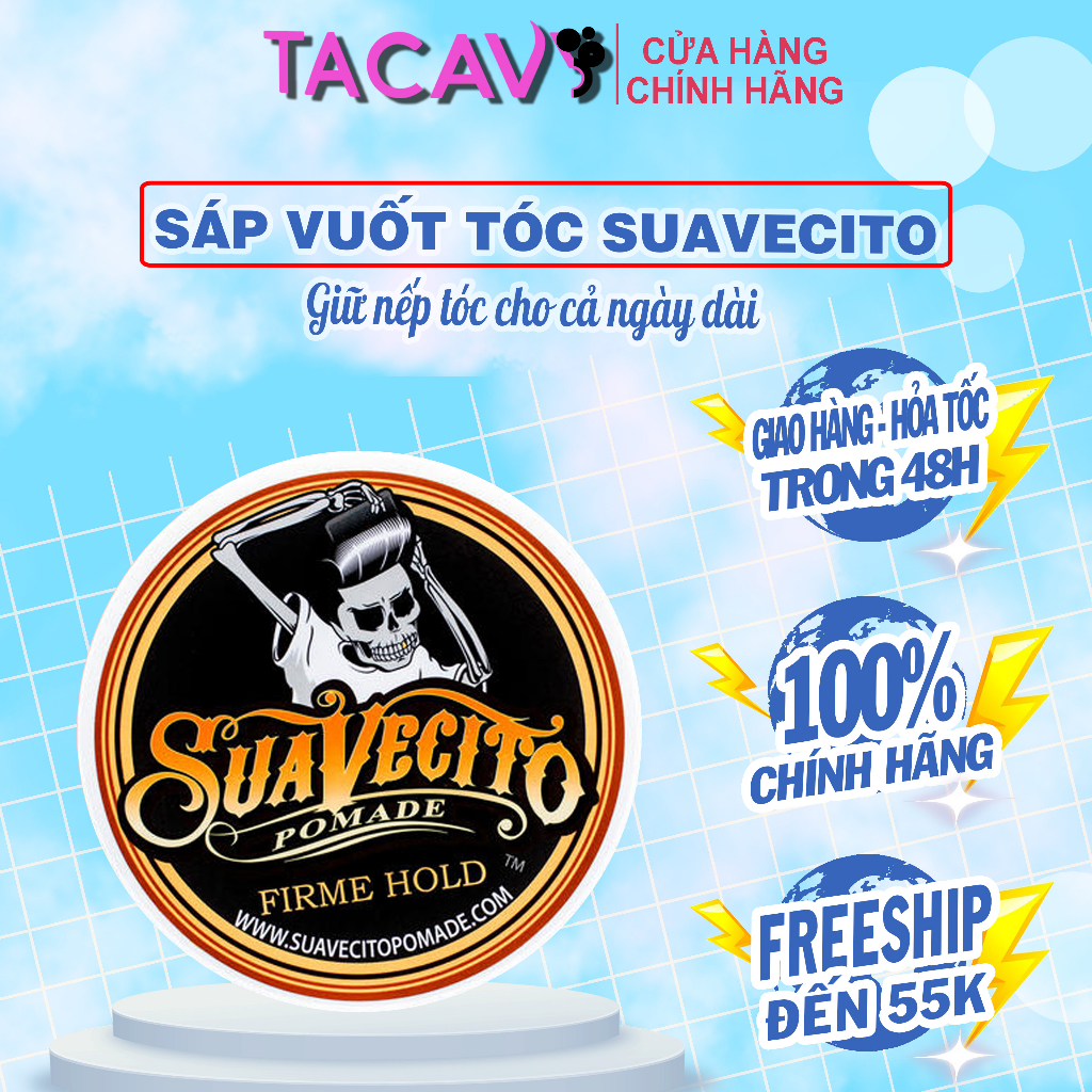 Sáp vuốt tóc nam Suavecito Firme Hold chính hãng , chăm sóc tóc , giữ nếp tóc