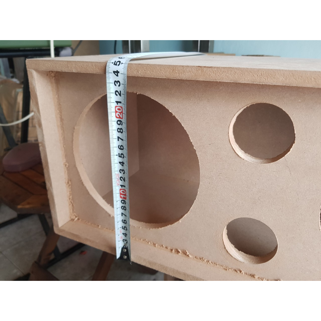 Box loa ván thô 2 bass20 KT 55x23x24 hàng sẵn ý như hình
