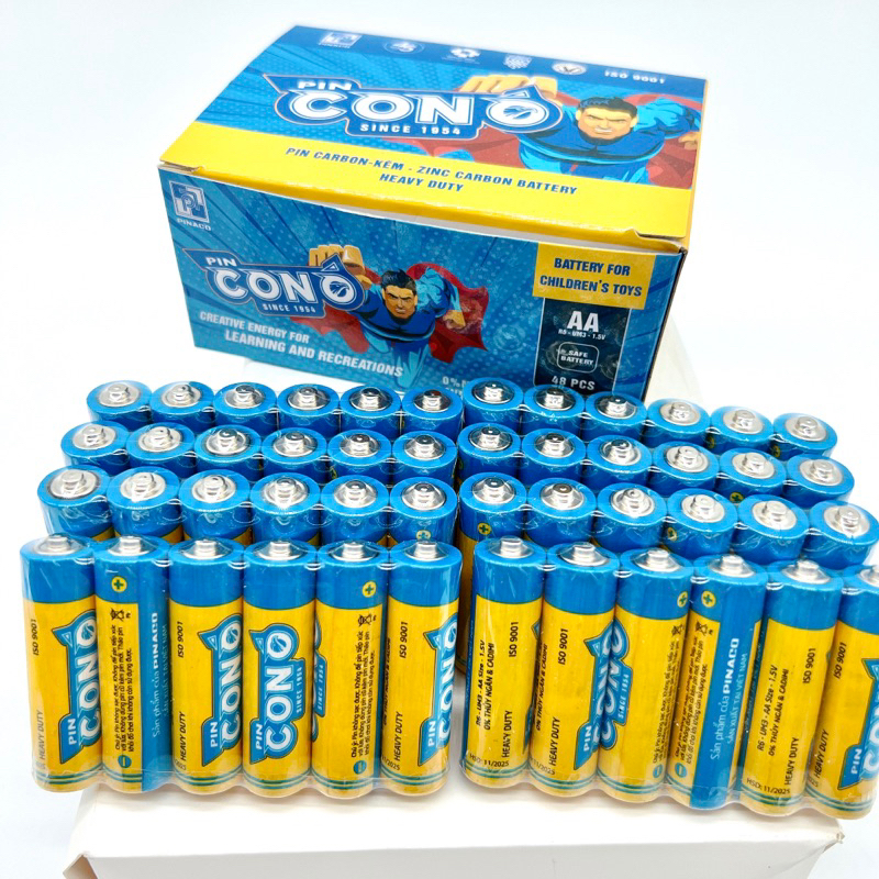 HỘP 40 VIÊN PIN CON Ó 2A (SIZE AA) (HÀNG CTY PINACO VIỆT NAM)