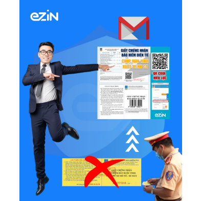 TOÀN QUỐC  Bảo hiểm Trách nhiệm dân sự Bắt buộc xe máy Điện tử EZIN PVI trên 50 cc - 2 năm