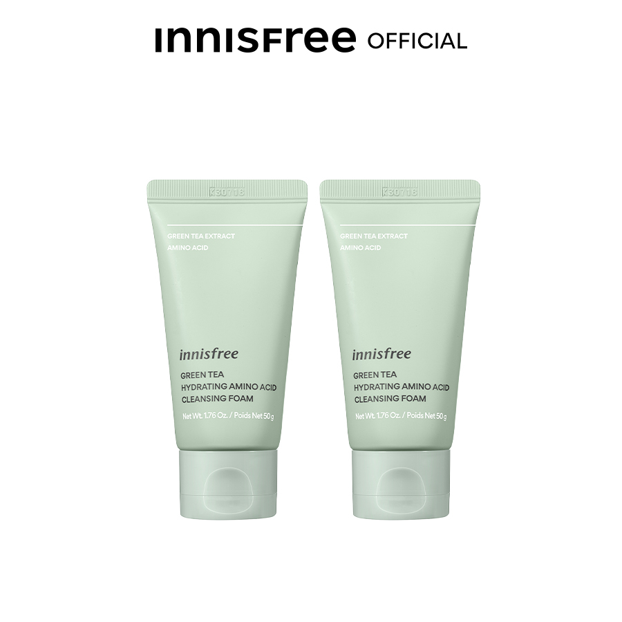 (Quà tặng) Sữa rửa mặt làm sạch innisfree Green Tea Foam Cleanser 100g