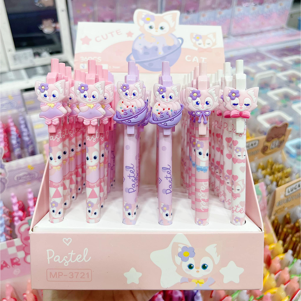 Bút chì bấm, viết chì ngòi gấu dâu dễ thương 0.5mm