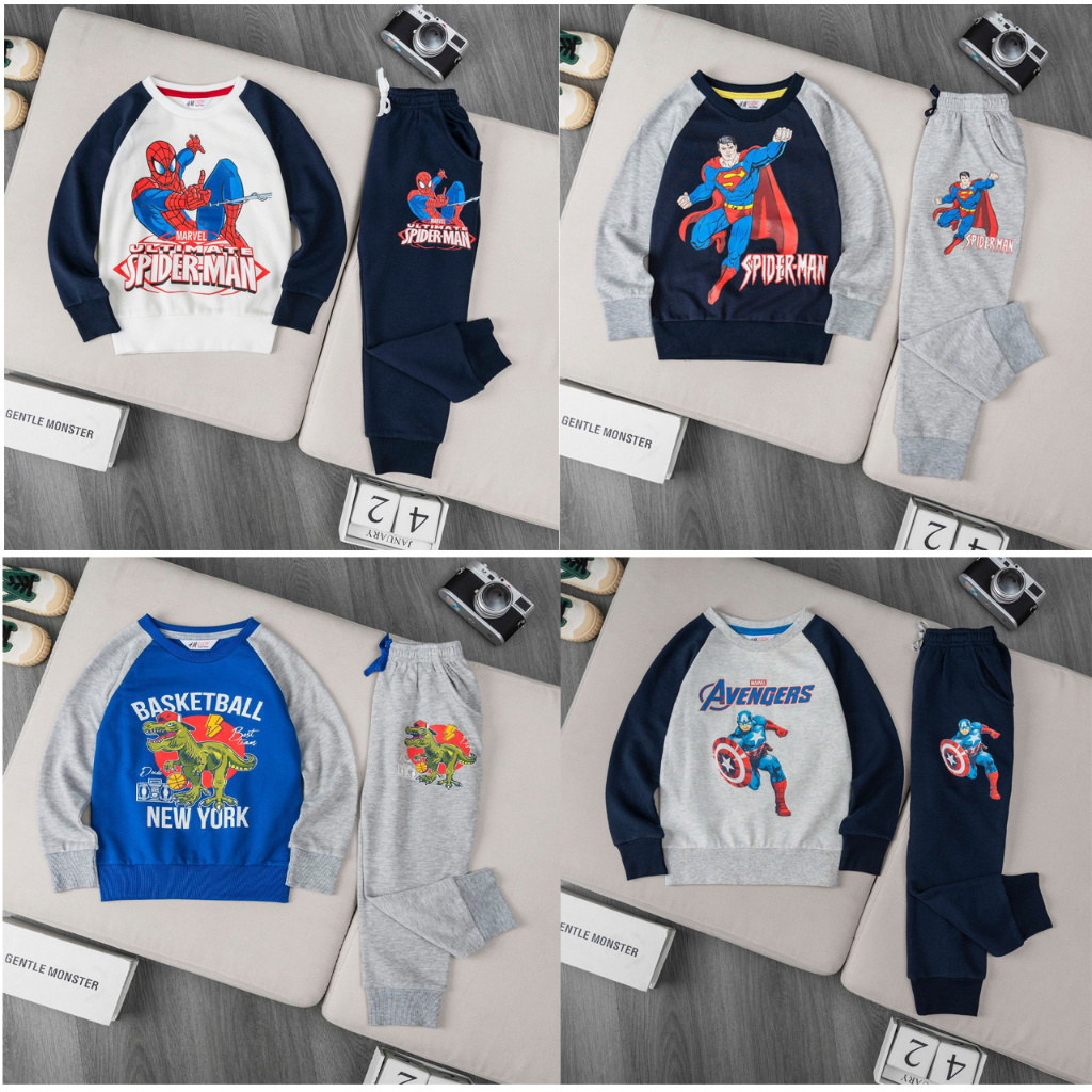 {HÀNG MỚI VỀ} Bộ da cá HM dư size nhí 2-7 (11-30kg)