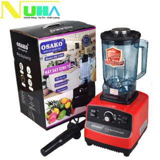 Máy xay sinh tố công nghiệp Osako OS-1560, 1450W với cối nhựa kháng vỡ 2Lit, socket bọc cao su không bị mài mòn