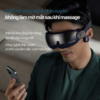 PHILIPS Máy Massage Lưng 4501+Máy Massage Mắt 2702