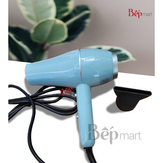 Máy sấy tóc nóng lạnh locknlock hair dryer 1600-1900w- màu băng xanh ena144lblu, bepmart