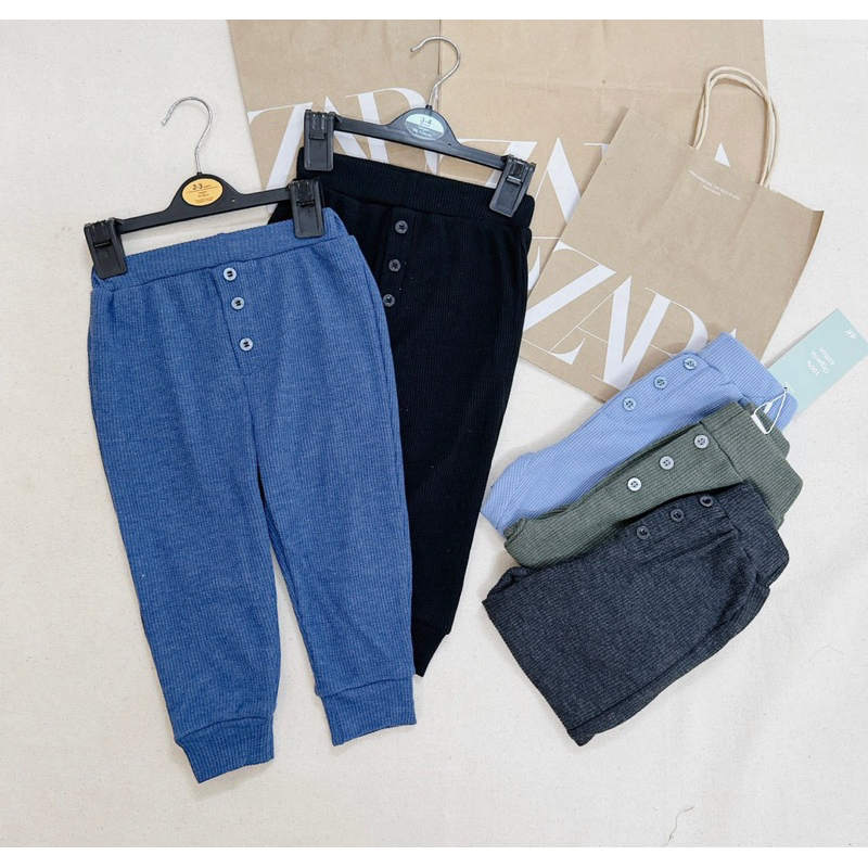 Set 5 quần dài tổ ong cho bé trai