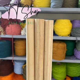 Thanh gỗ thông tròn decor trang trí, đường kính 2cm, đủ size 20cm - 50cm, phụ kiện macrame | TT Shop