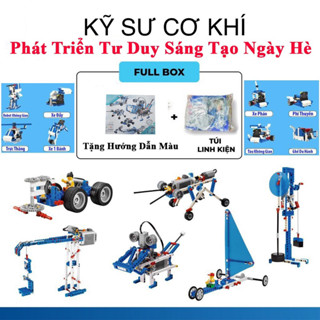 MÔ HÌNH LẮP RÁP KỸ THUẬT 9686 - KỸ SƯ CƠ KHÍ - LẮP RÁP ĐỘNG CƠ XẾP HÌNH TƯ DUY sáng tạo robot điều khiển