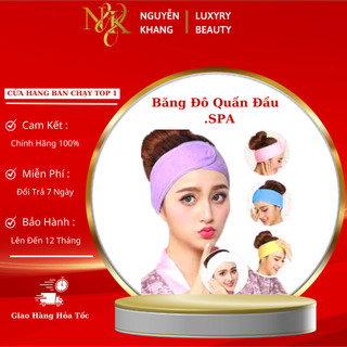 Băng đô quấn tóc quấn đầu, vải nâu, xám hồng, tím xanh rêu, đỏ đô mềm đủ màu chuyên dùng trong spa