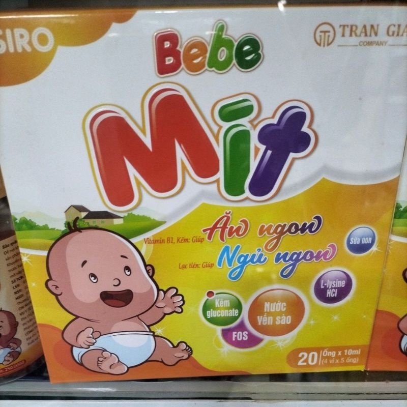 (mua 2h tặng 1h)Si rô ăn ngon,ngủ khoẻ cho bé BEBE MÍT
