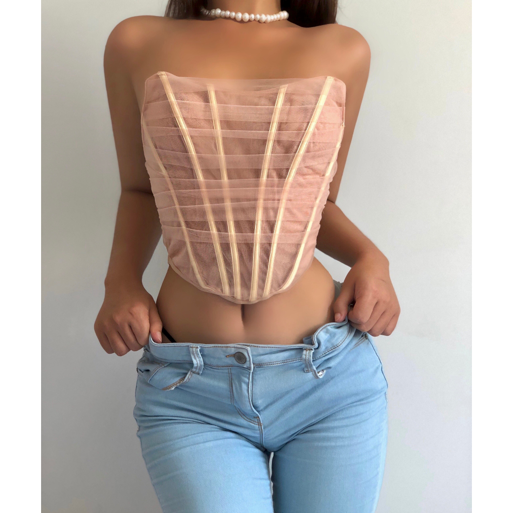 La Corset - Áo Bra Ren Lưới Quây Ngang Thiết Kế La Perbra Premium