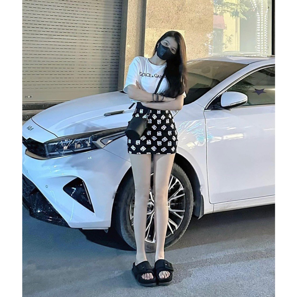 Sét bộ đồ nữ áo mix chân váy bozip co dãn hot trend tôn da, tôn dáng với tone màu đơn giản diện đi chơi, đi làm