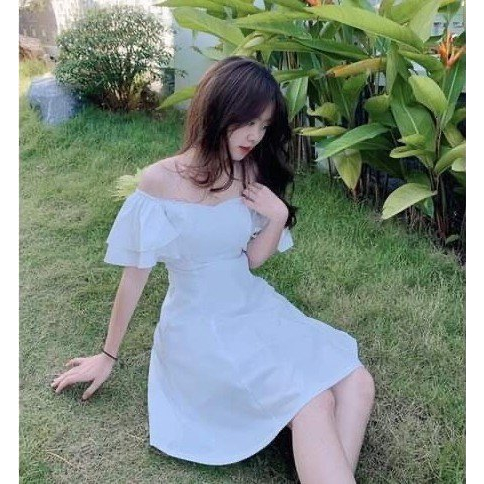 Đầm váy nữ tay bánh bèo 2 lớp hot trend tôn da, tôn dáng với tone màu đơn giản diện đi chơi, đi làm, đi ăn tiệc