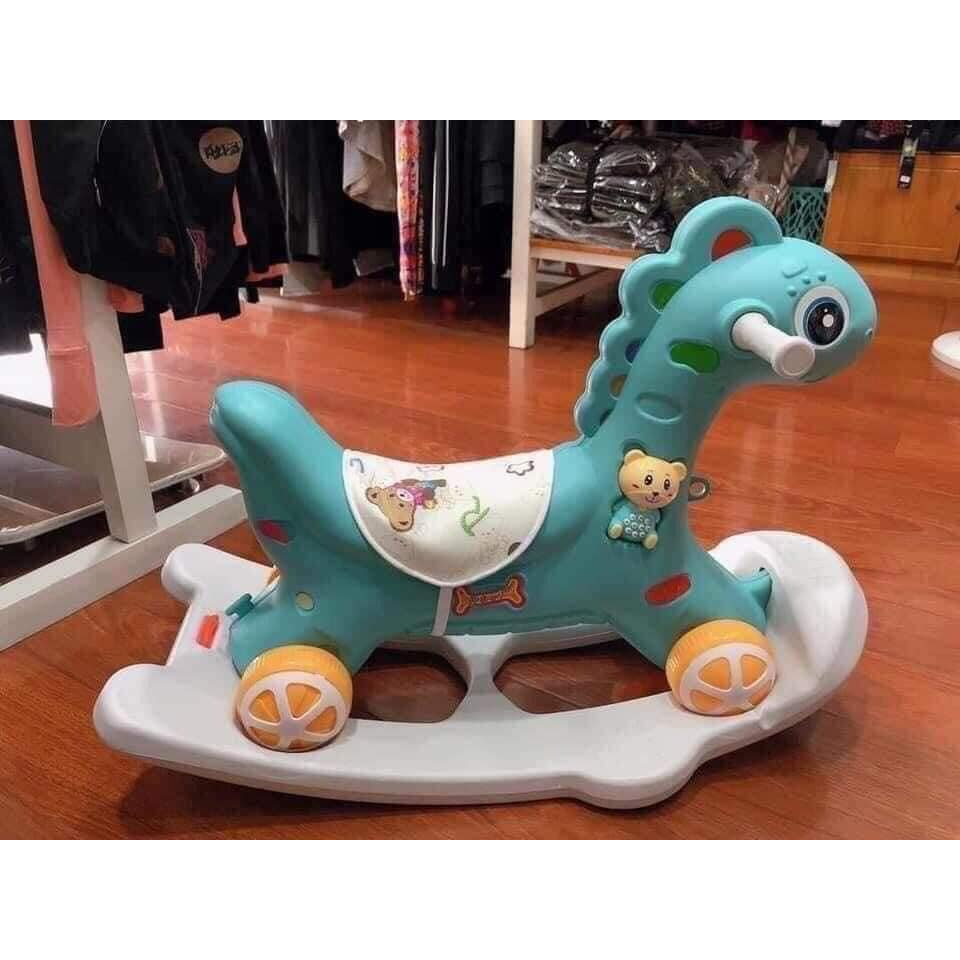 NGỰA BẬP BÊNH / XE CHÒI CHÂN 2 IN 1 CHO BÉ VUI CHƠI