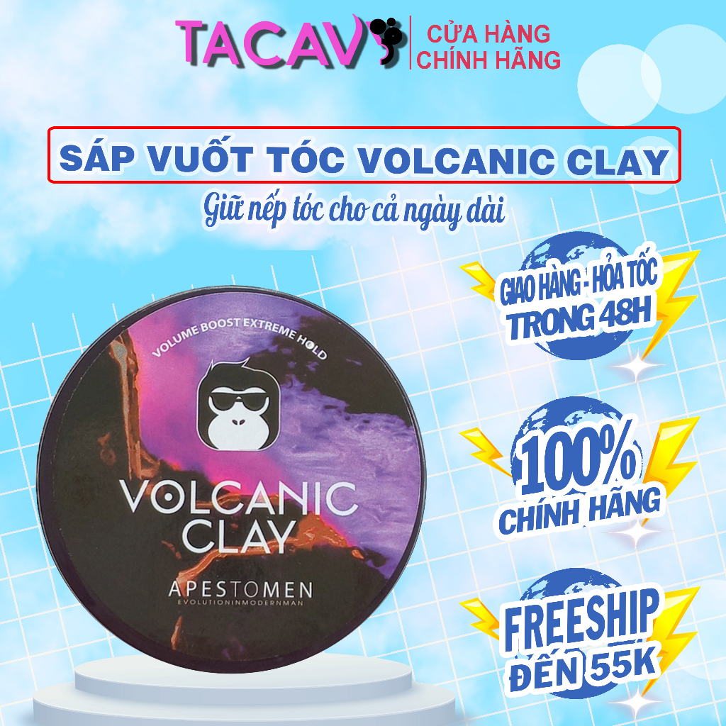 Sáp vuốt tóc nam VCL Clay V5 chính hãng , chăm sóc tóc , giữ nếp tóc