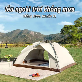 Lều Cắm Trại Màu Trắng Tinh Khôi Tự Bung lều tự bung